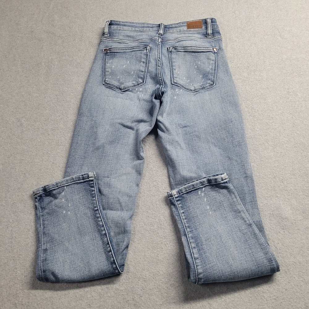 Judy Blue Jeans Womens 1/25 Boyfriend Fit Loose Distressed‎ Trendy Denim - Picture 11 of 13